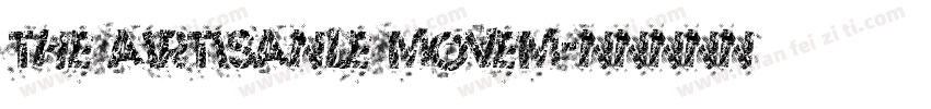 The airtisanle movem字体转换